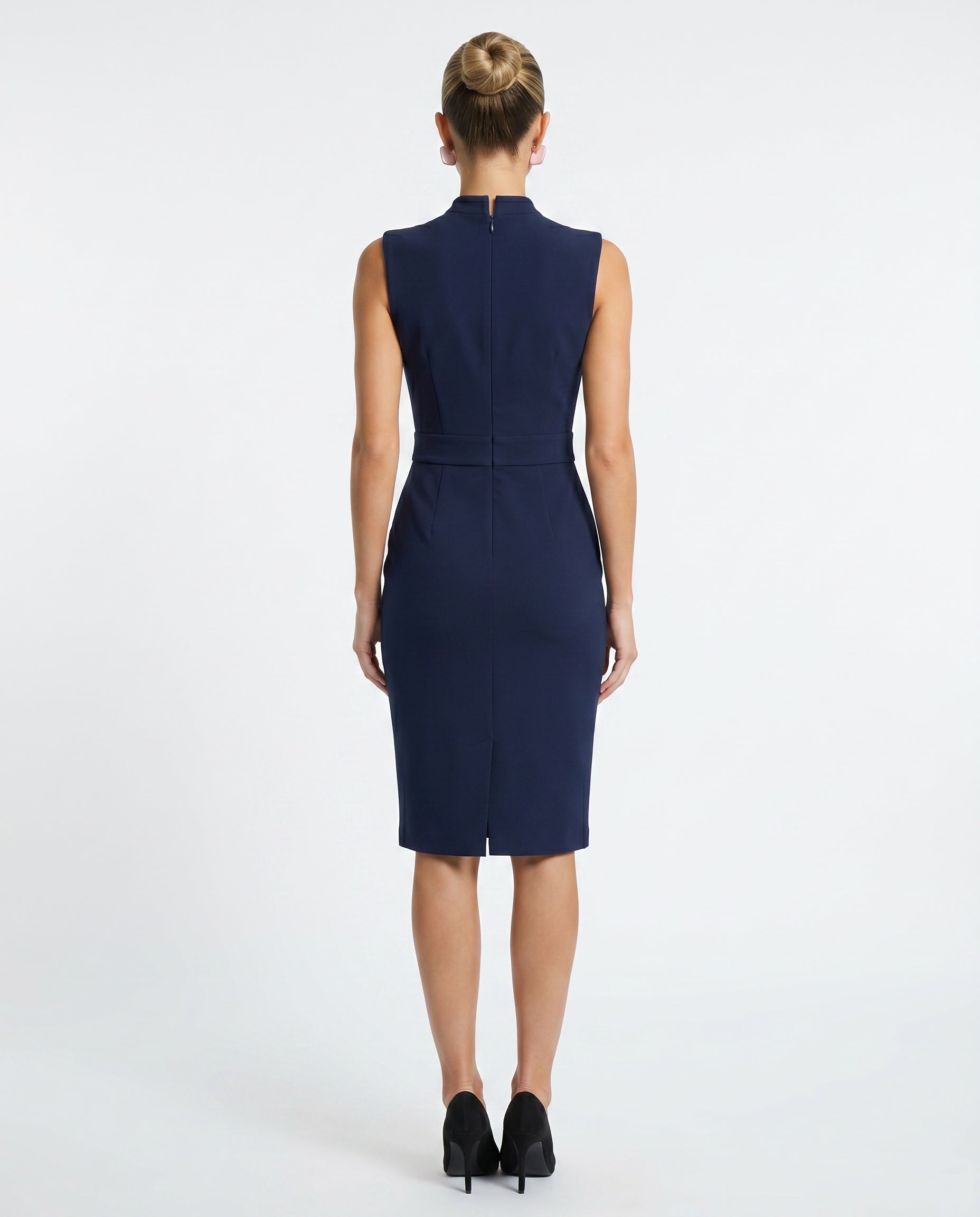 Estelle | Sleeveless Vintage Bodycon Midi Dress