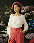 Rowena | Cable Knit Crew Neck Sweater