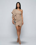 Ada | Off-Shoulder Ruffle Sleeve Mini Dress