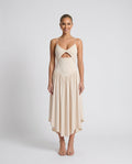 Soraya | Spaghetti Strap Low Back Midi Dress