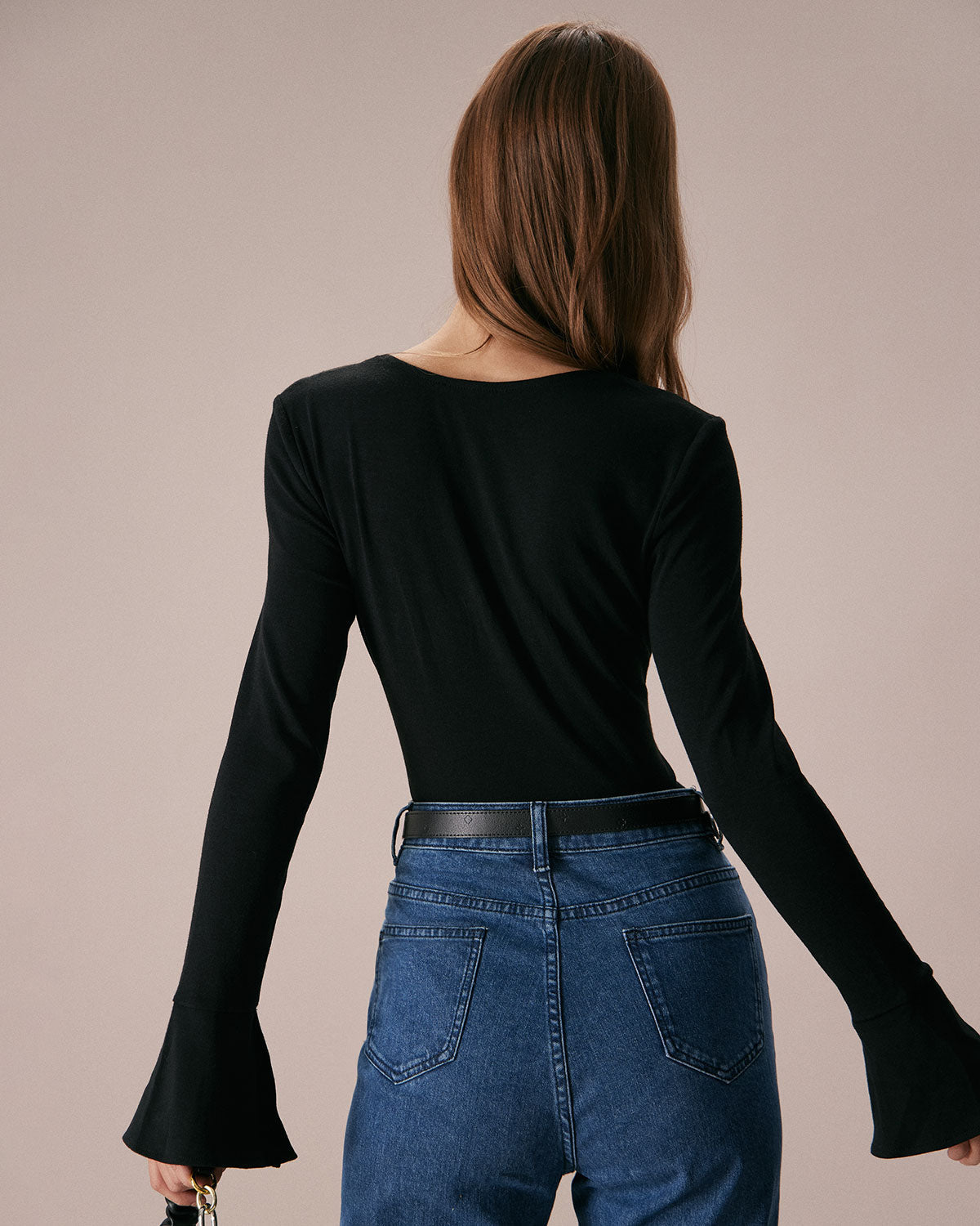 Aurelia | Square Neck Flare Sleeve Top