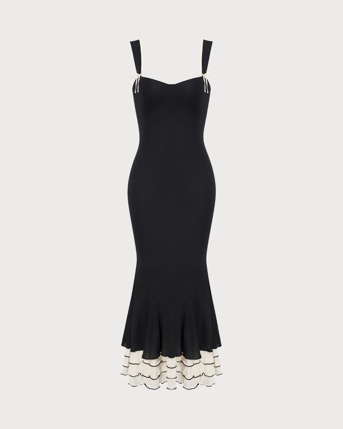 Leona | Sweetheart Neck Bodycon Slip Maxi Dress