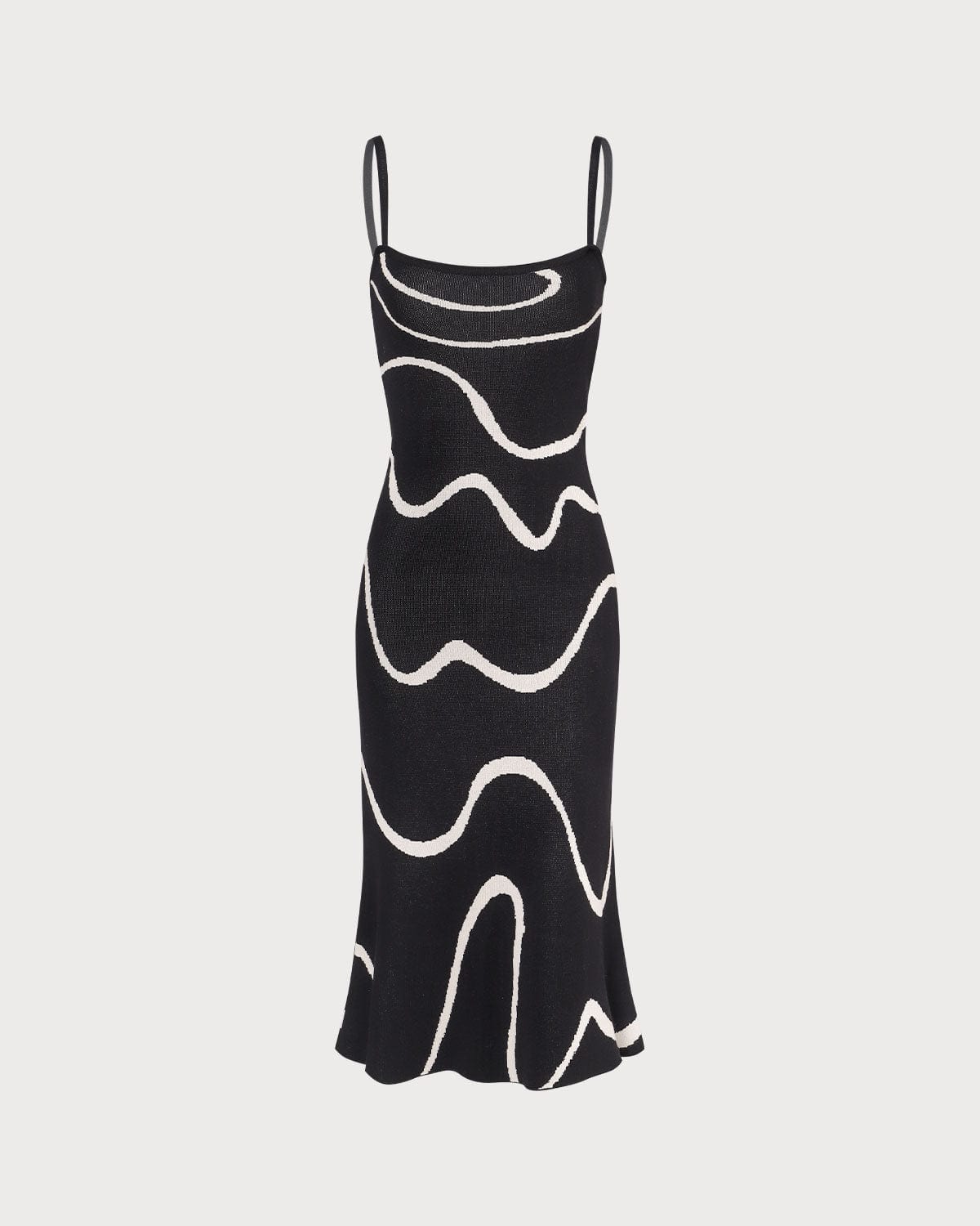 Freya | Mermaid Hem Knit Midi Dress