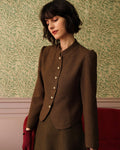 Ottoline | Retro Single-Breasted Tweed Jacket