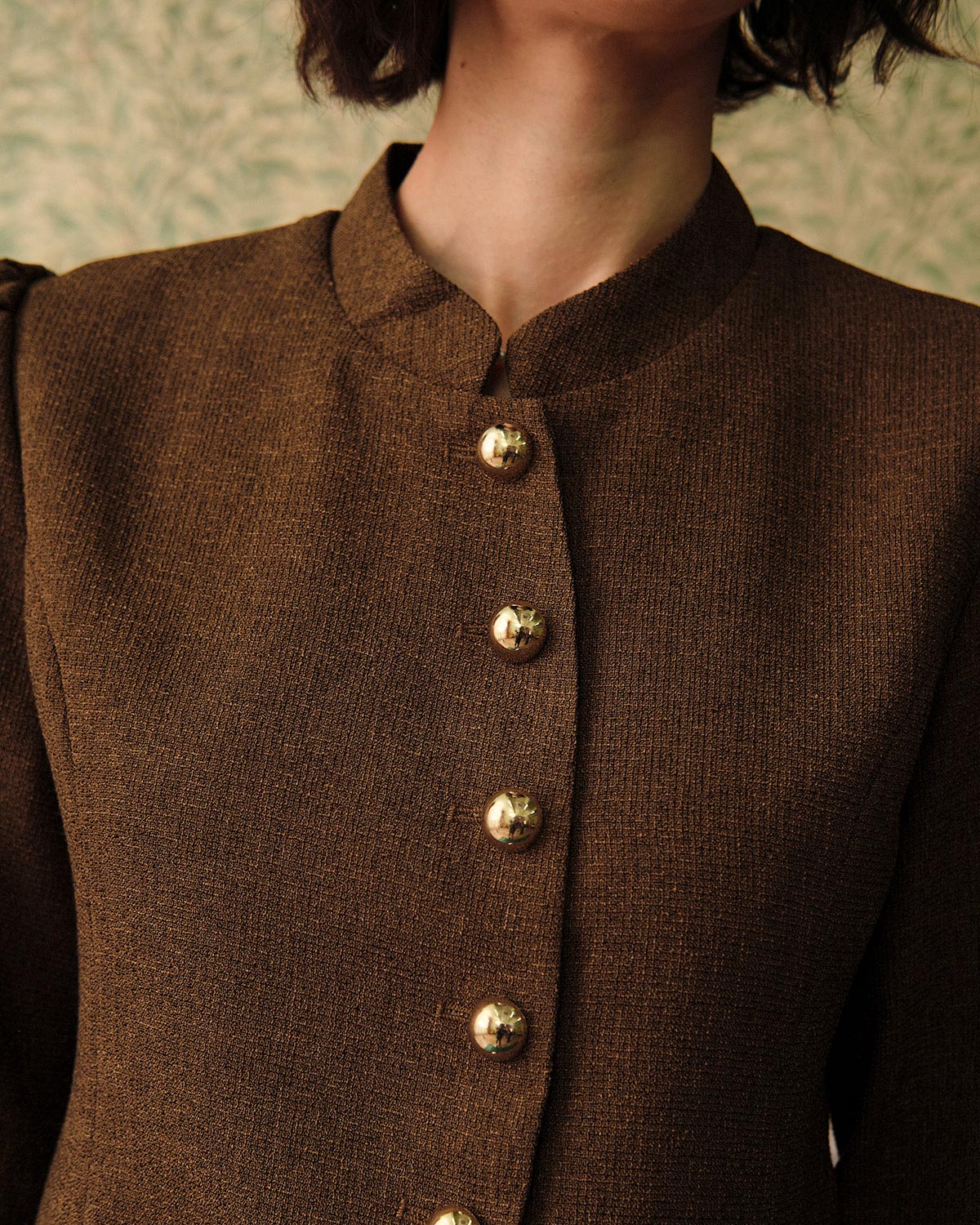Ottoline | Retro Single-Breasted Tweed Jacket
