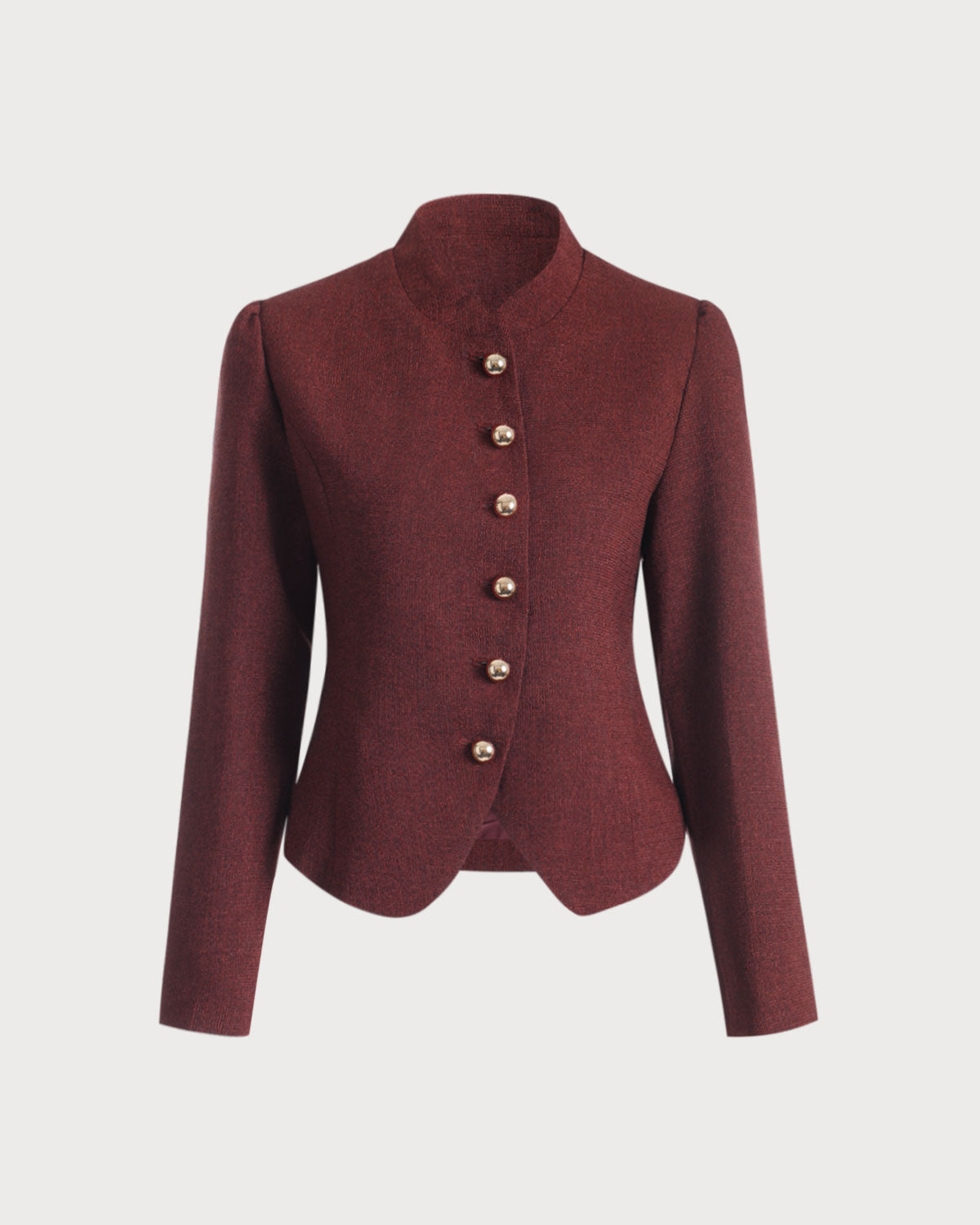 Harlow | Retro Single-Breasted Tweed Jacket