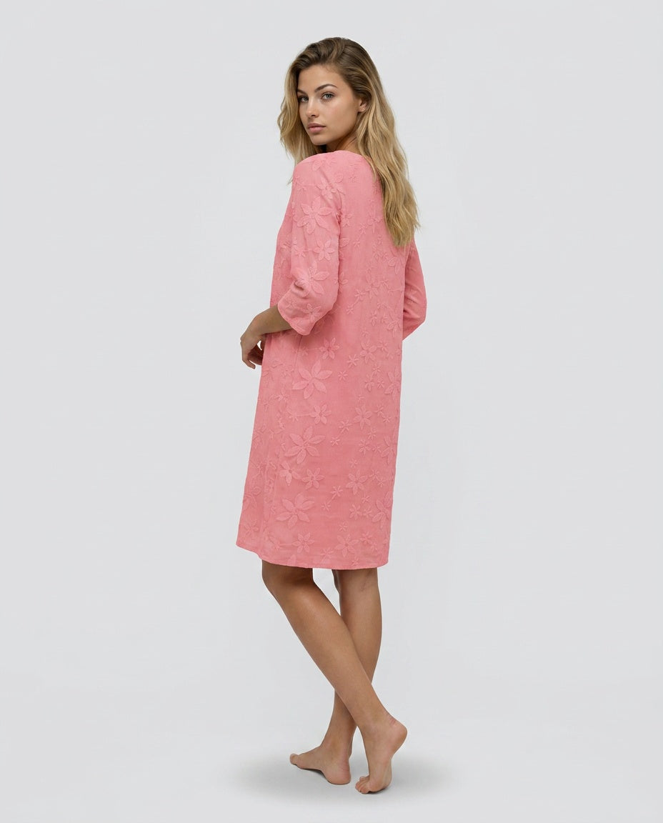 Avenzia | Floral V-Neck Midi Dress