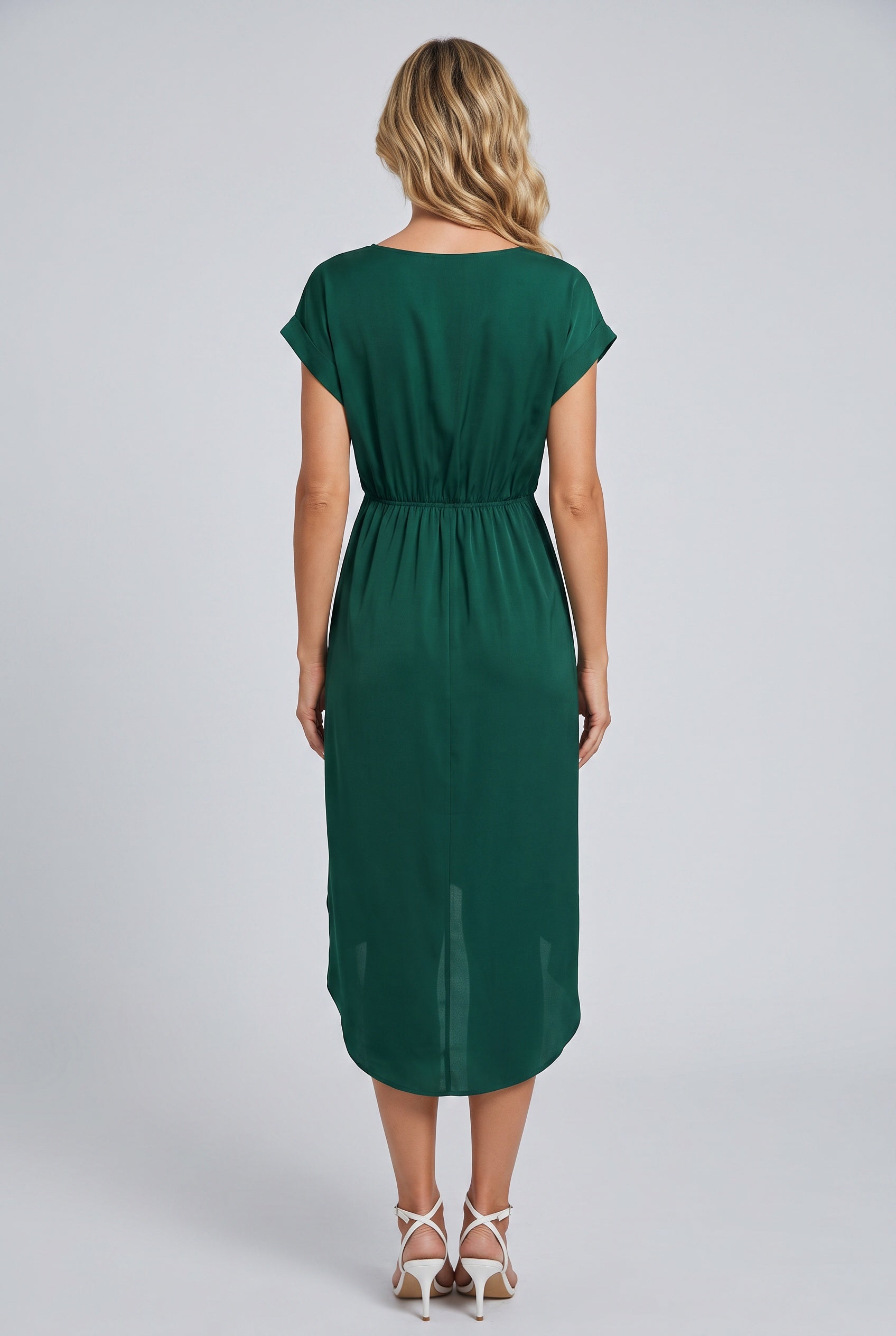 Cleo | Tie Waist Midi Dress