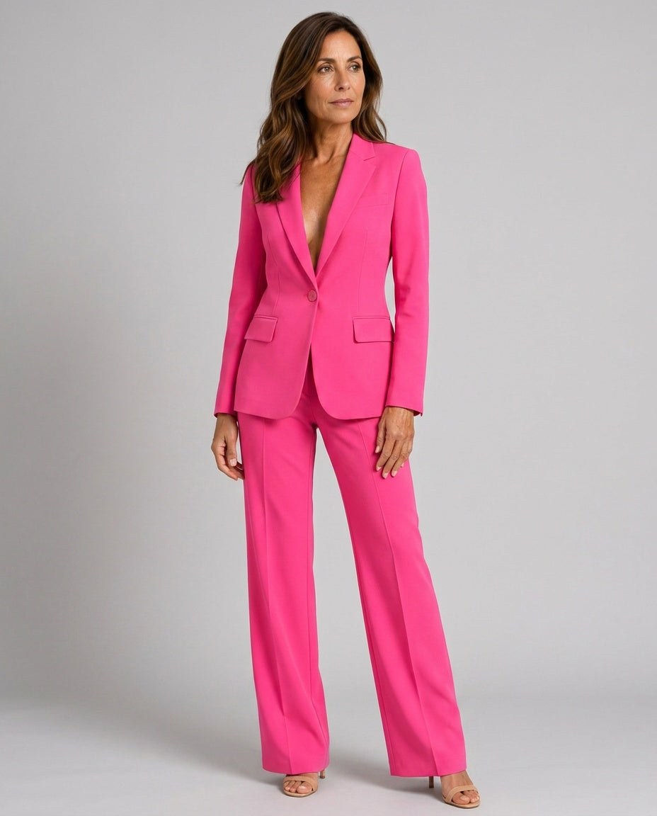 Savannah | Tailored Wide-Leg Blazer & Trouser Co-ord Set