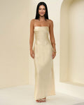 Astlee | Satin-Look Wedding Guest Maxi Dress
