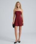 Isolde | Strapless A-Line Mini Dress