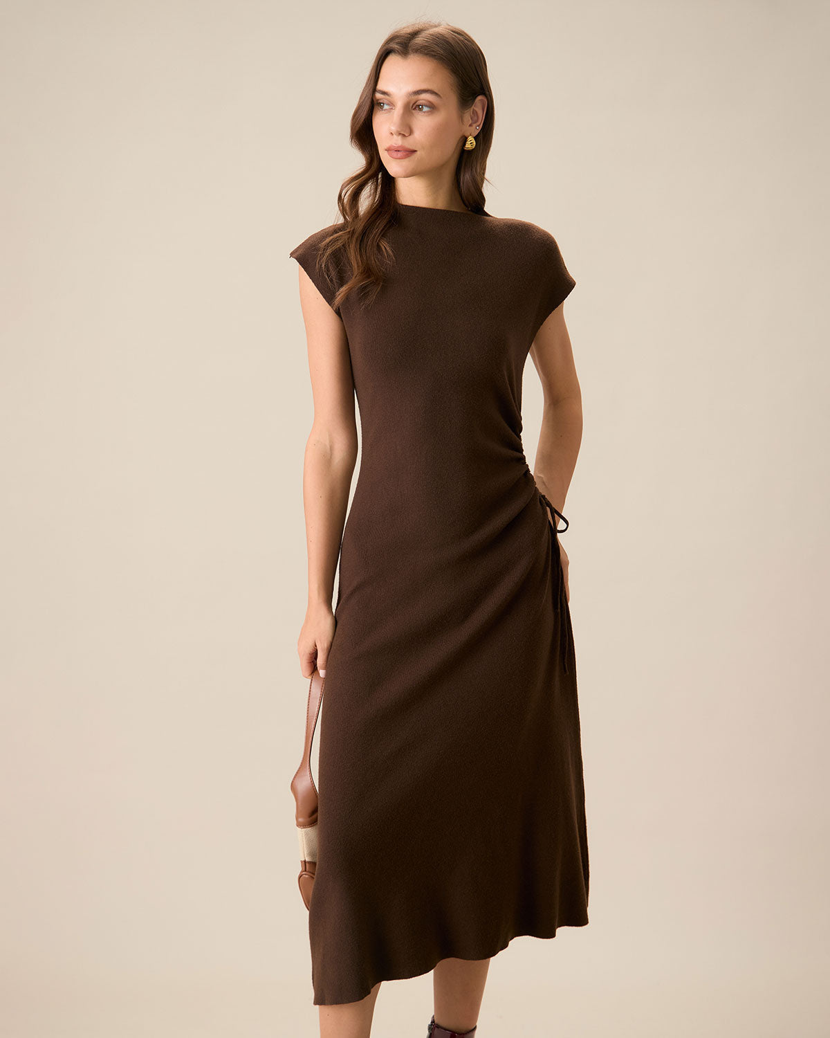 Valentina | Reversible Knit Bodycon Midi Dress