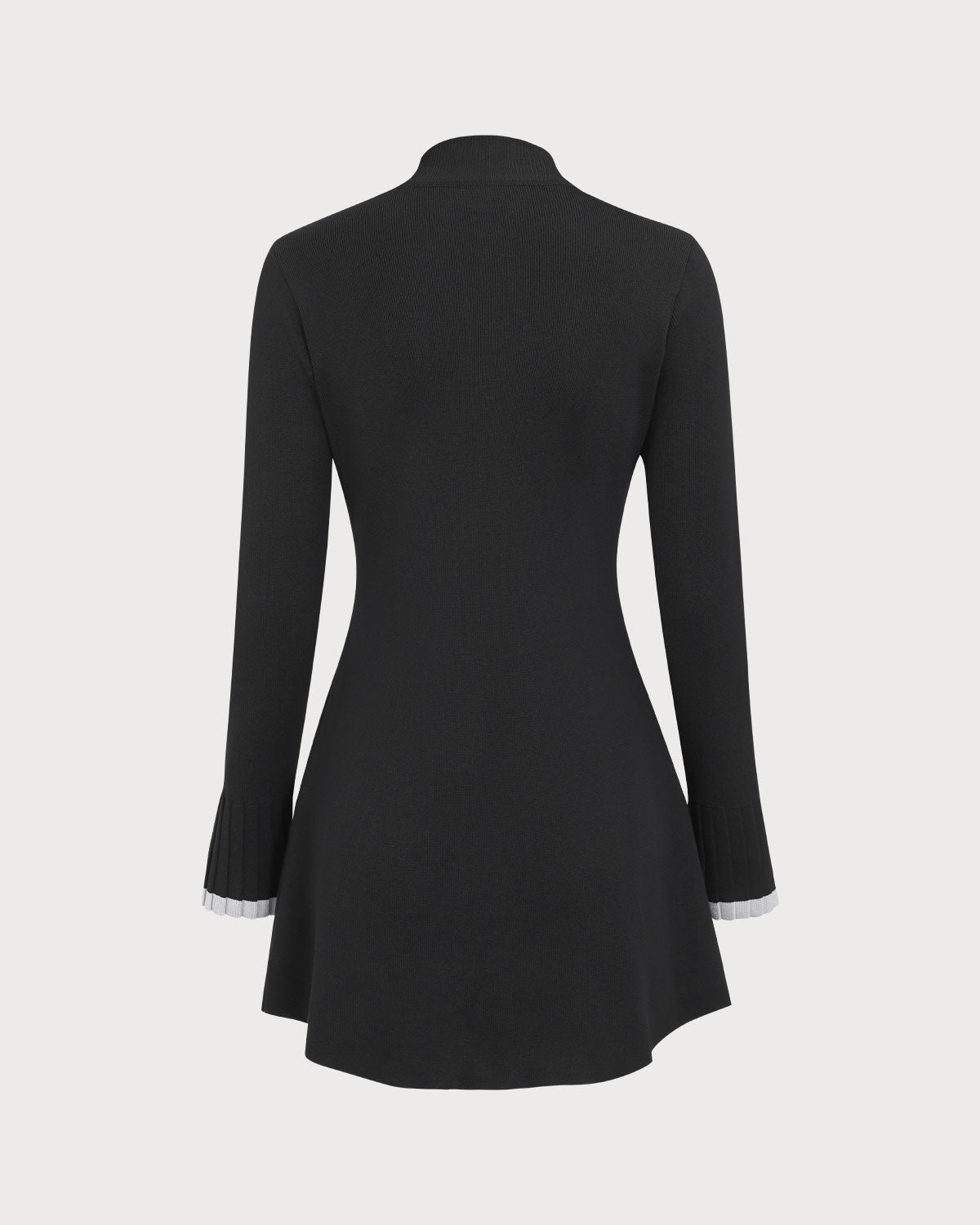 Imogen | Contrast Long Sleeve Sweater Mini Dress