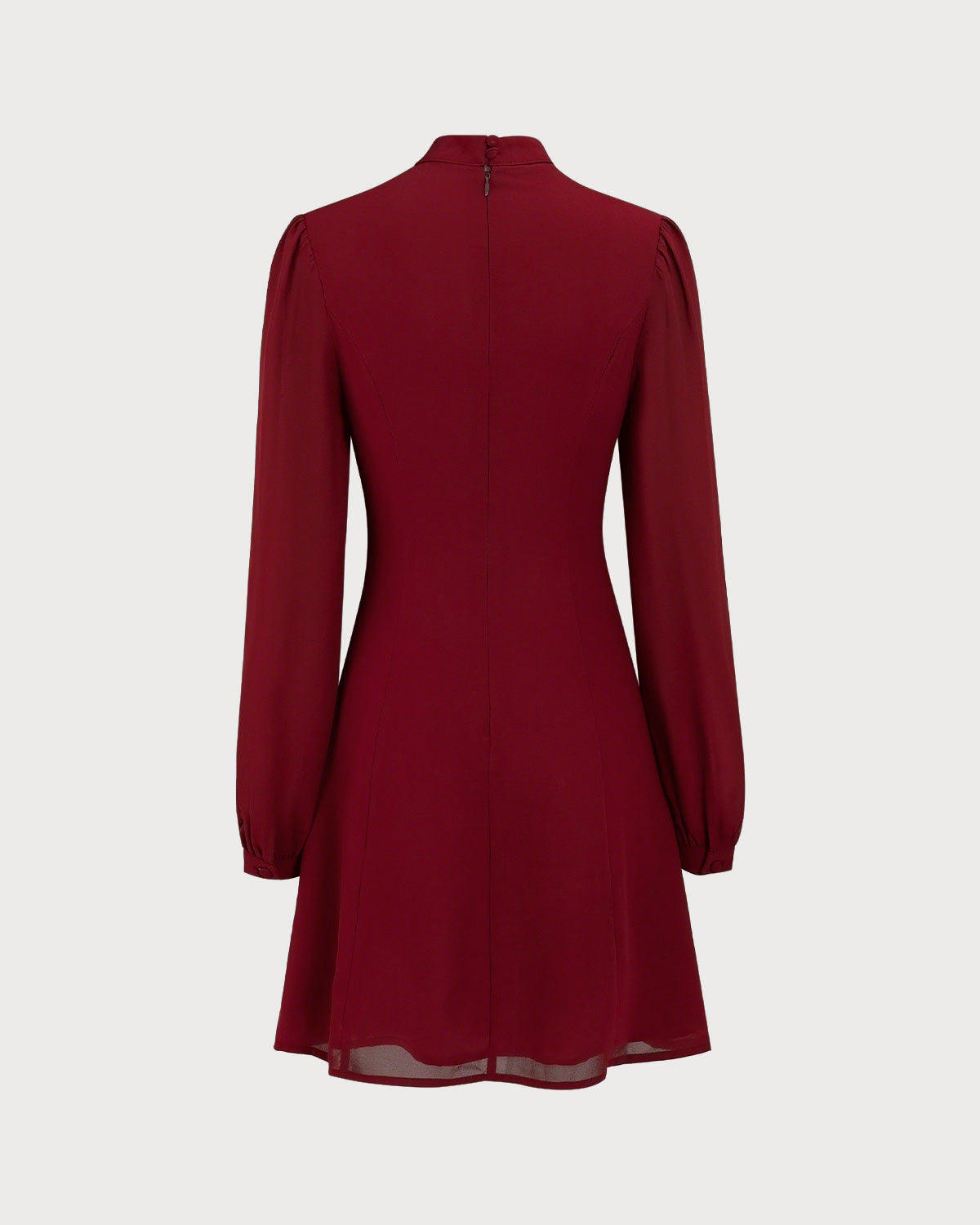 Remy | Mock Neck See-Through Mini Dress