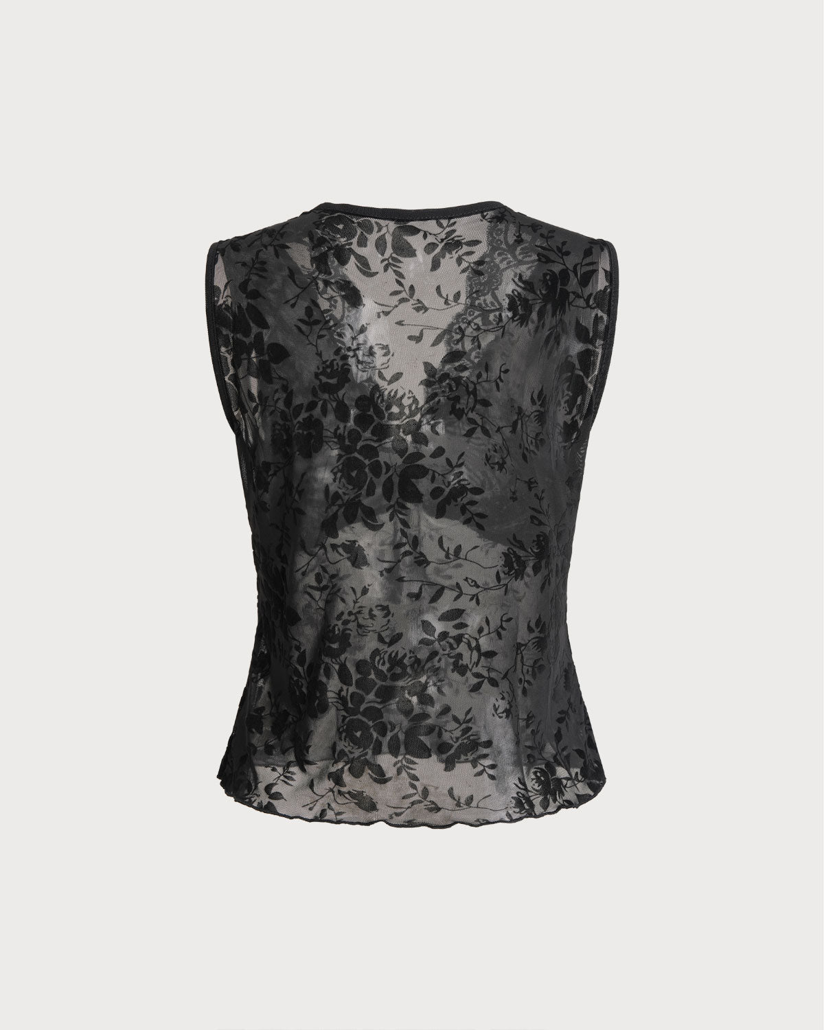 Sienna | Lace-Trim V-Neck Tank Top
