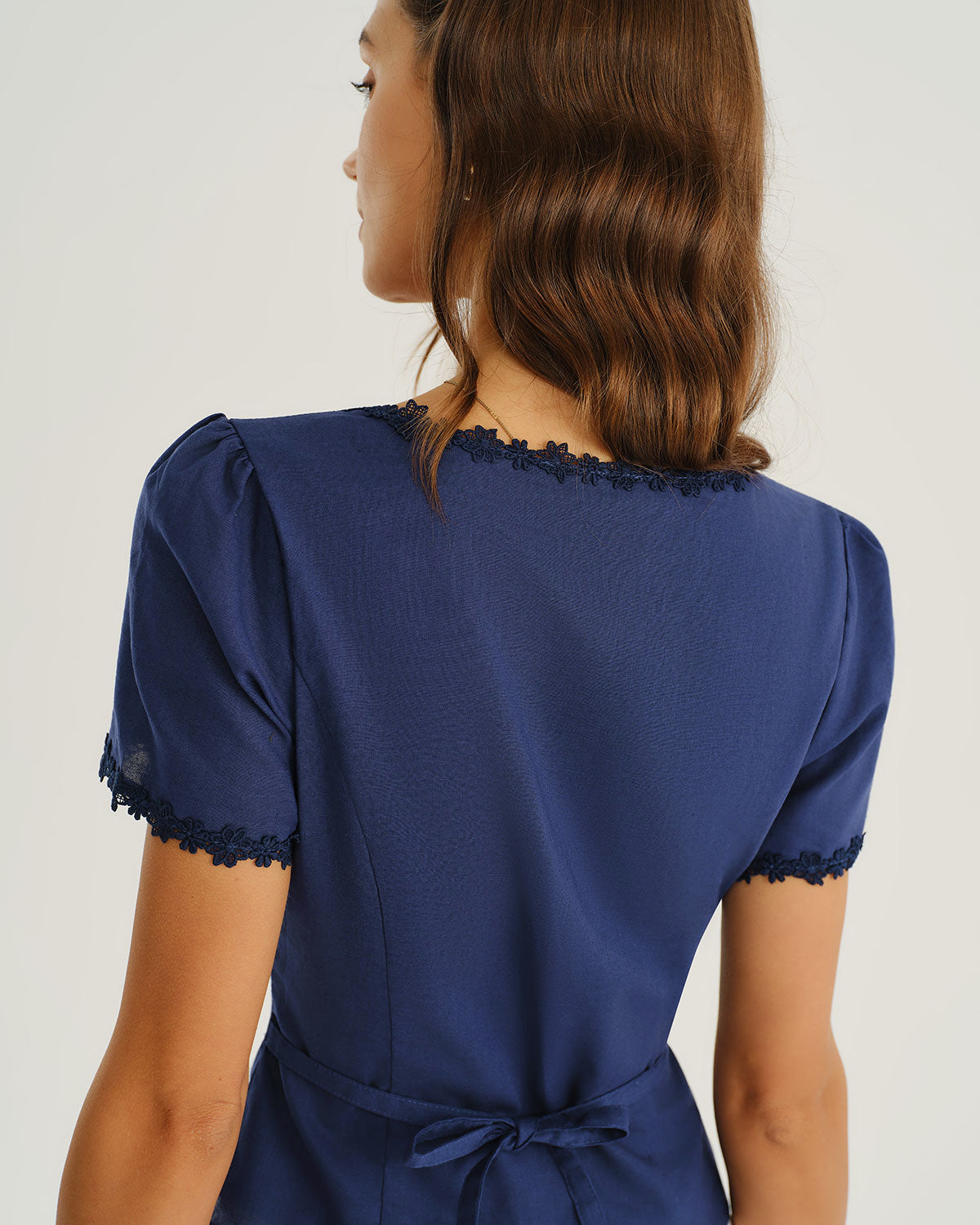 Ivy | Square Neck Button-Front Blouse