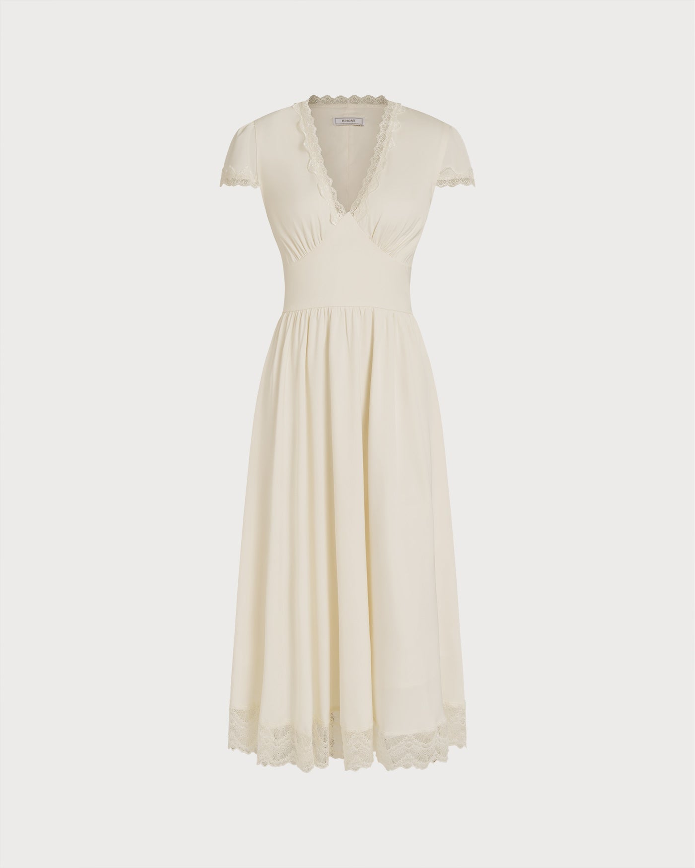 Valentina | V-Neck Lace Maxi Dress