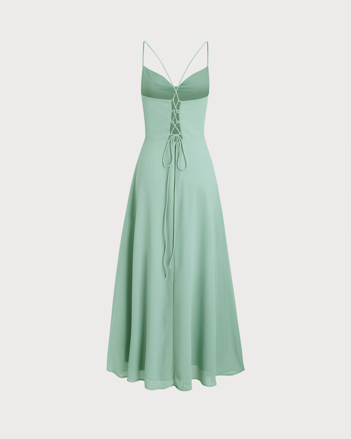 Cayla | Backless Spaghetti Strap Slip Maxi Dress