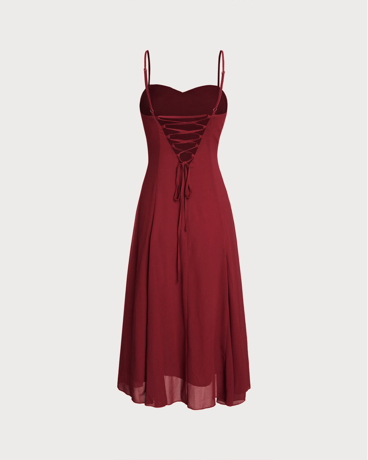 Blair | Spaghetti Strap Corset Midi Dress