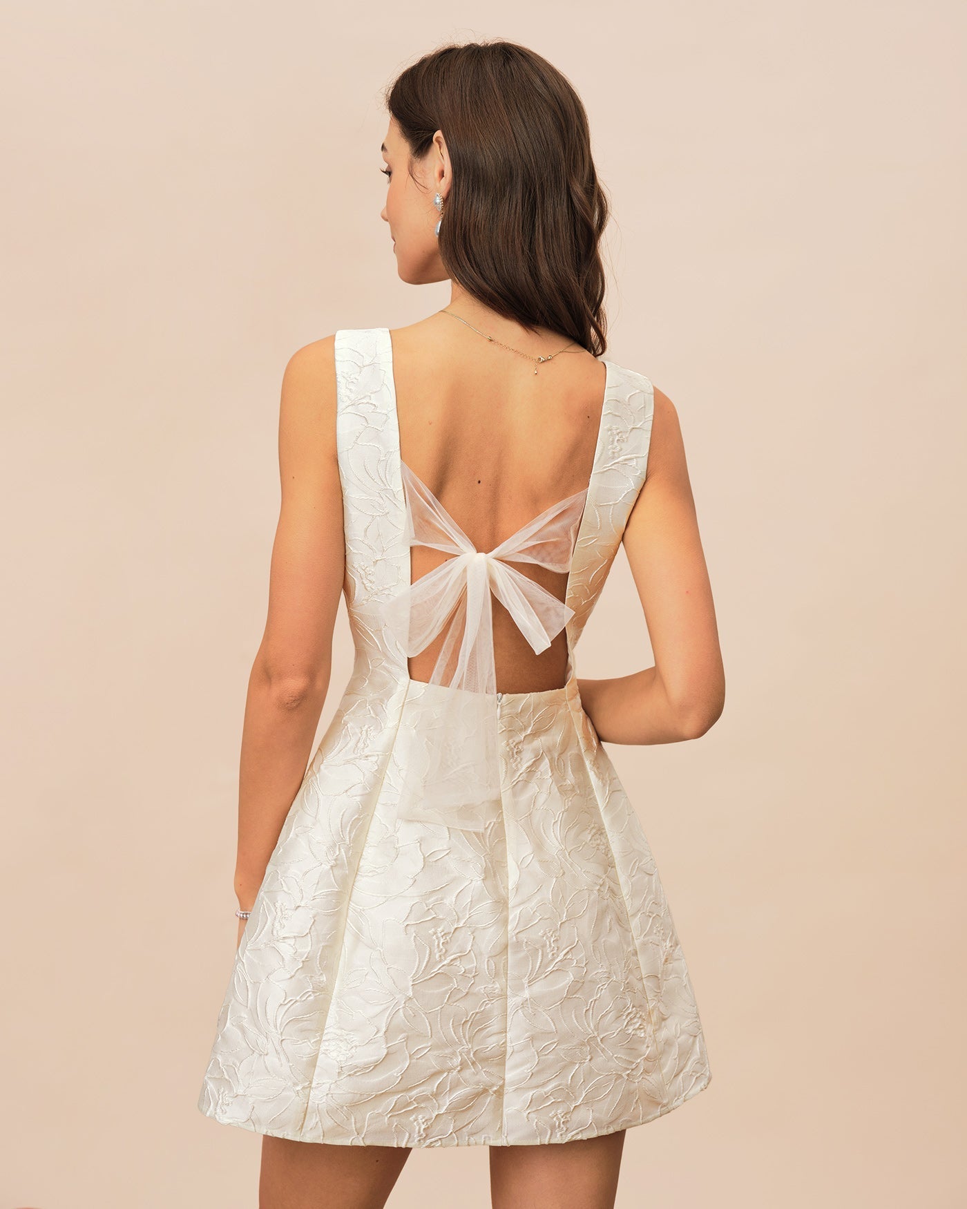 Pia | Jacquard Mini Dress