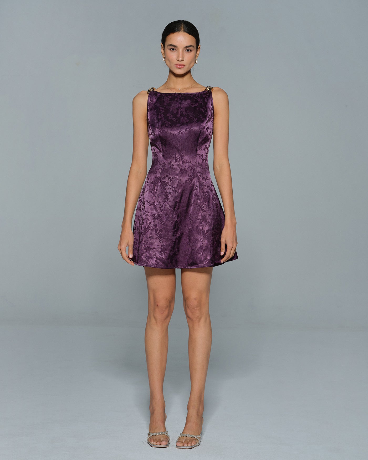 Mira | Sleeveless Floral Print Mini Dress