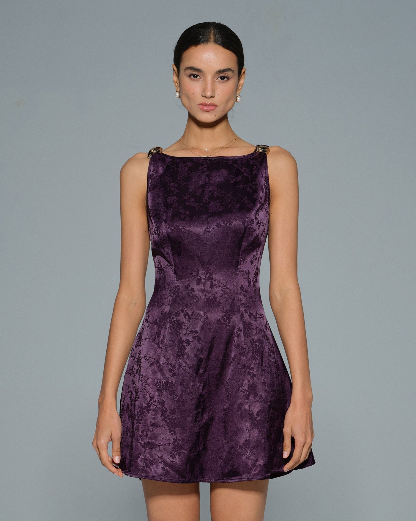 Mira | Sleeveless Floral Print Mini Dress
