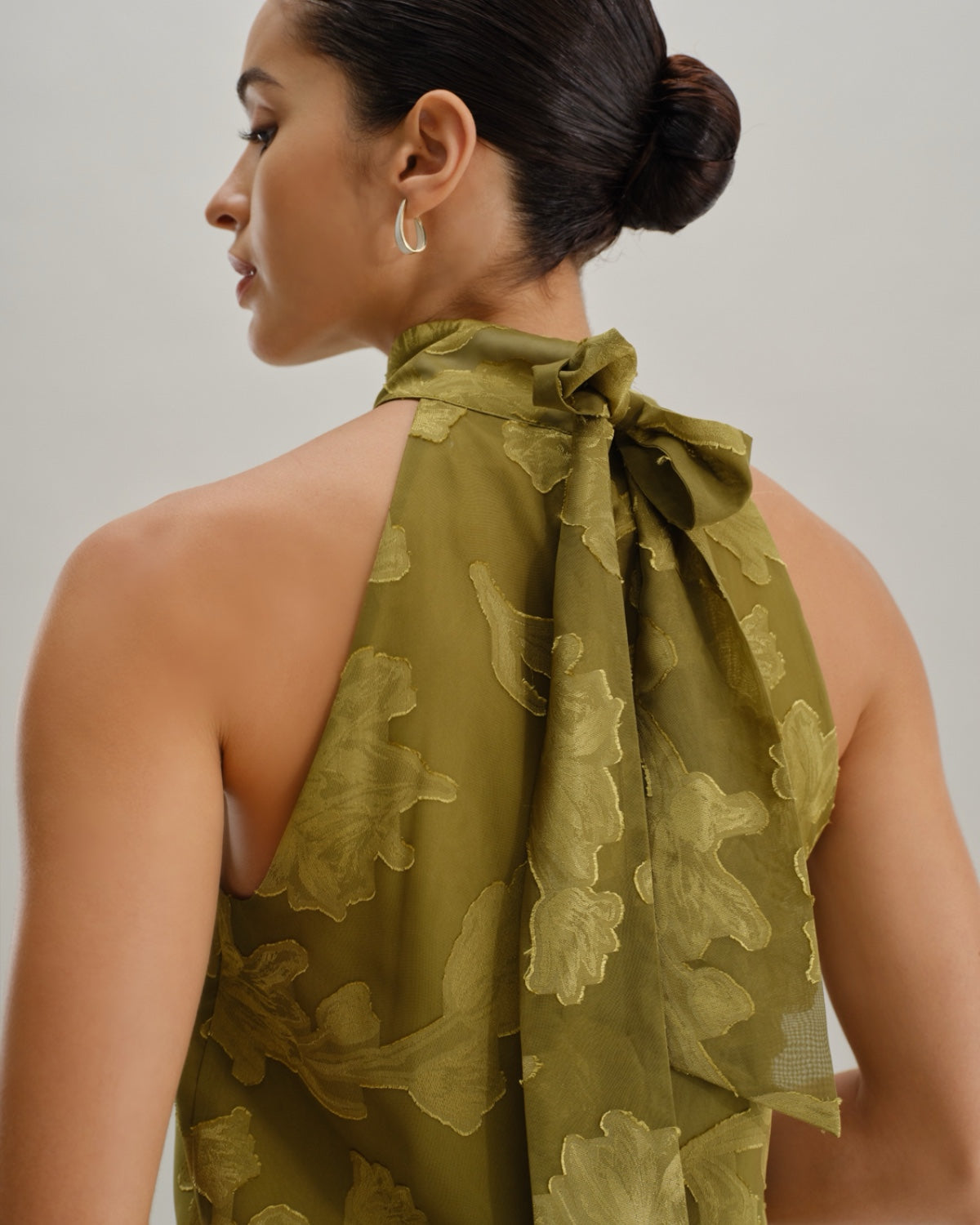 Seraphina | Floral Print Turtle Neck Tank Top
