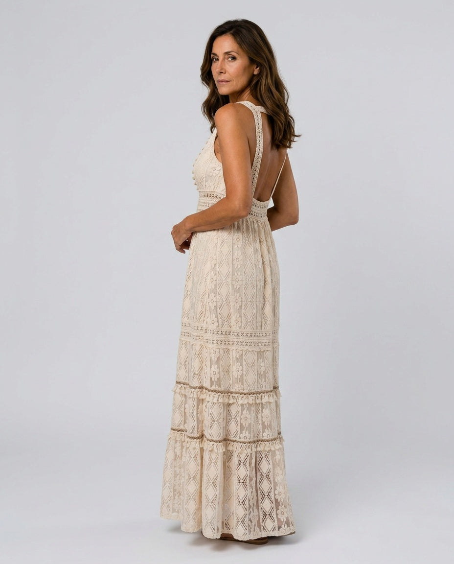 Fleur | Boho Midi Dress