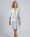 Naia | Boho Floral Midi Dress