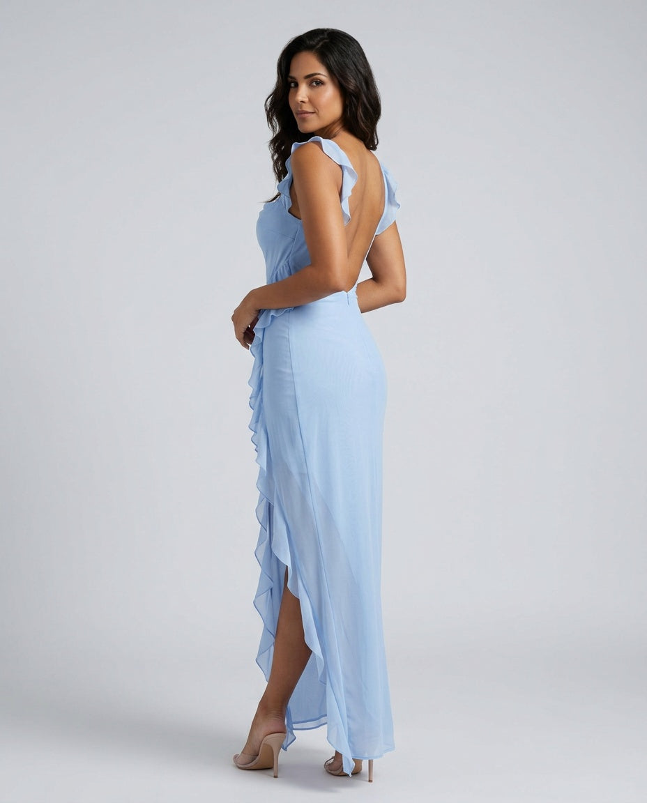 Clara | Flowy Formal Midi Dress