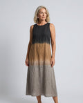 Beatriz | Sleeveless Ombre Midi Dress