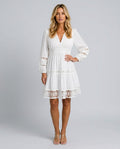 Ada | Vintage Lace-Trim Midi Dress